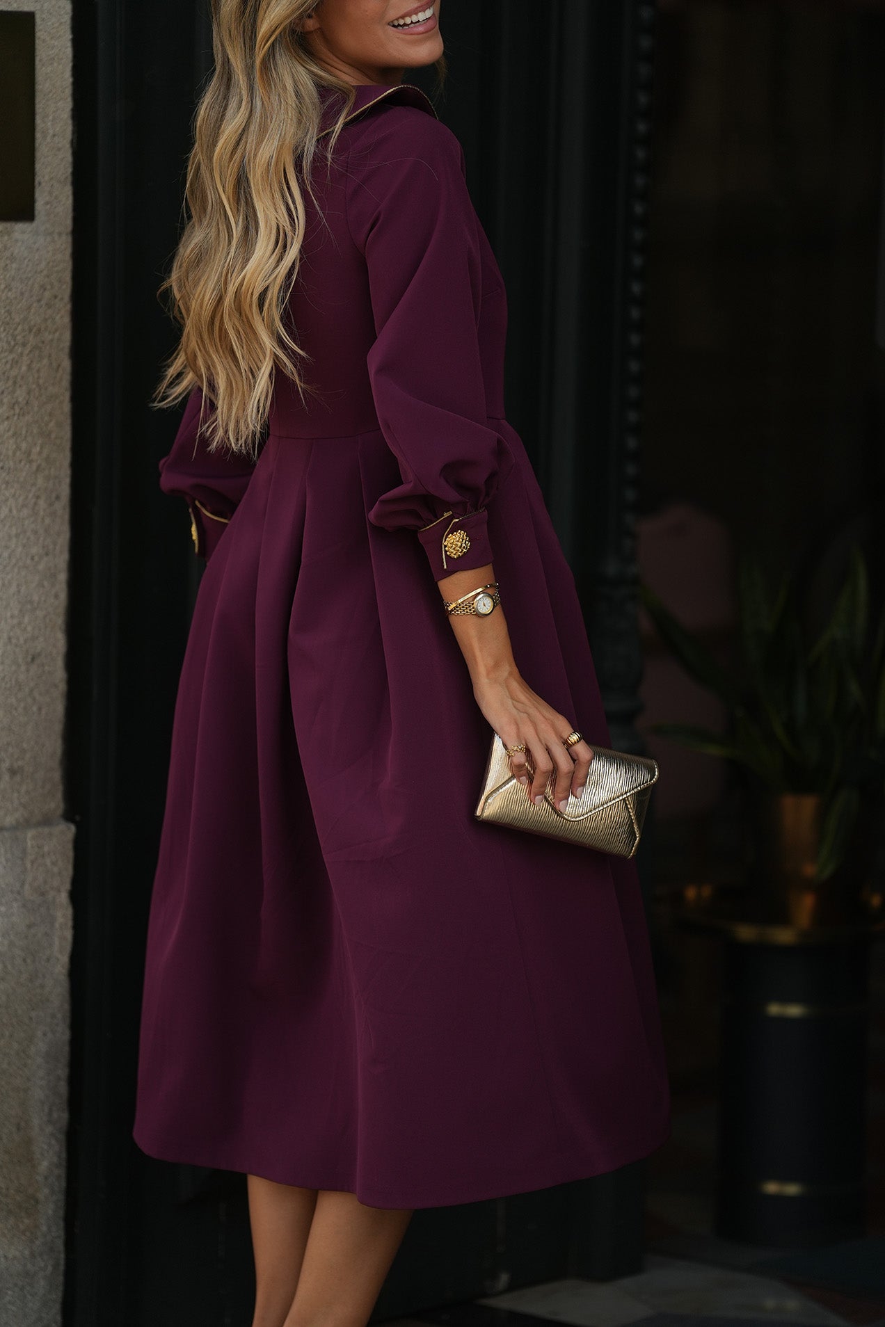 Robe ELY BORDEAUX