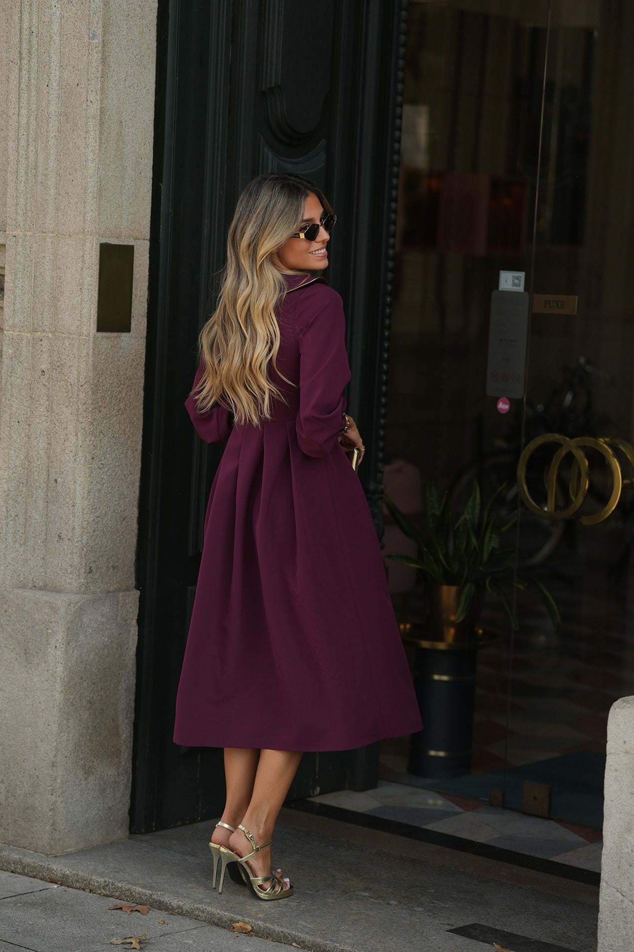Robe ELY BORDEAUX