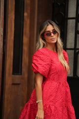 MAHDI Vestido Rojo