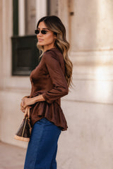 Silky Brown shirt