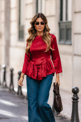 Silky Red shirt