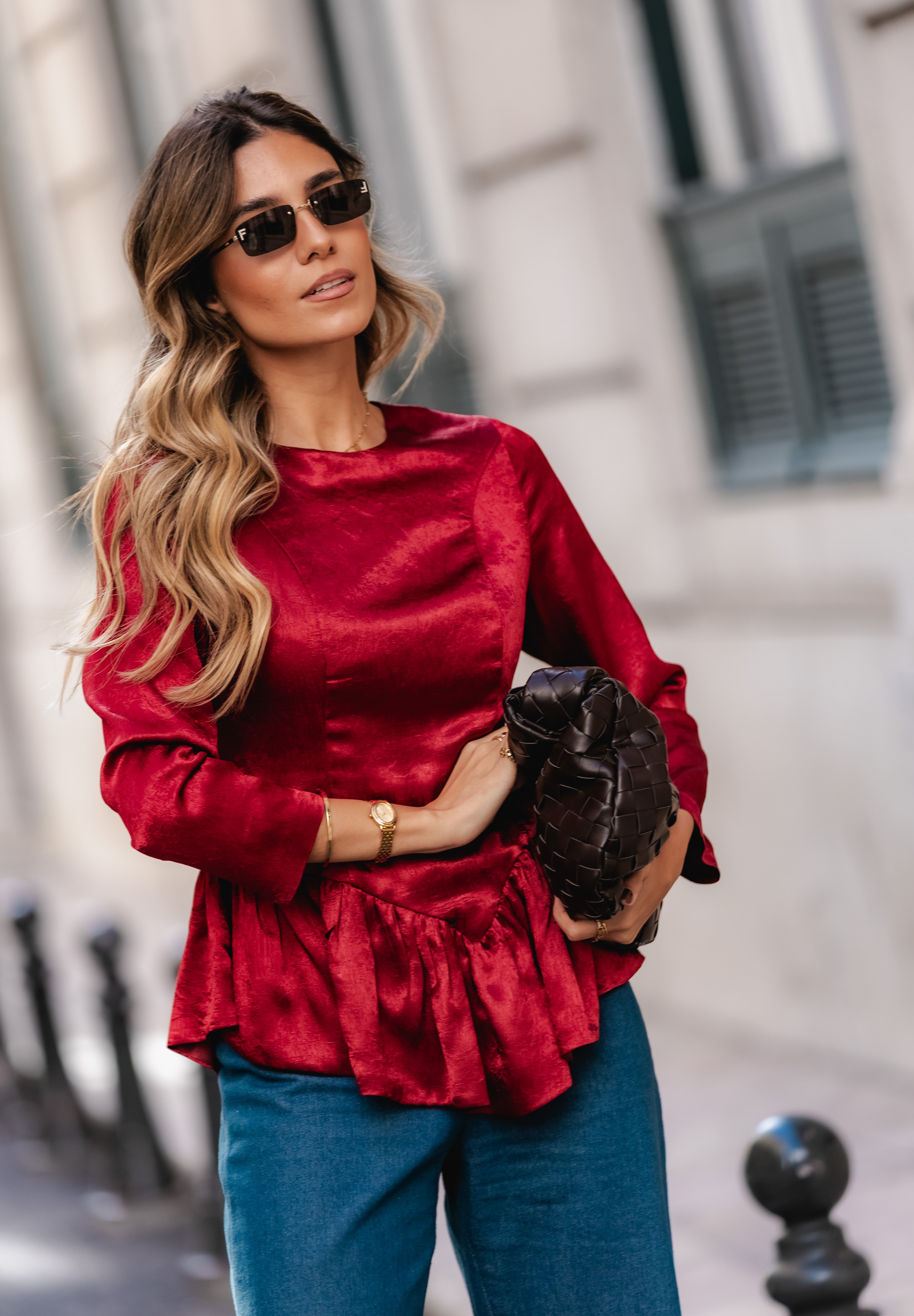 Silky Red shirt