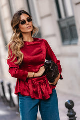 Silky Red shirt