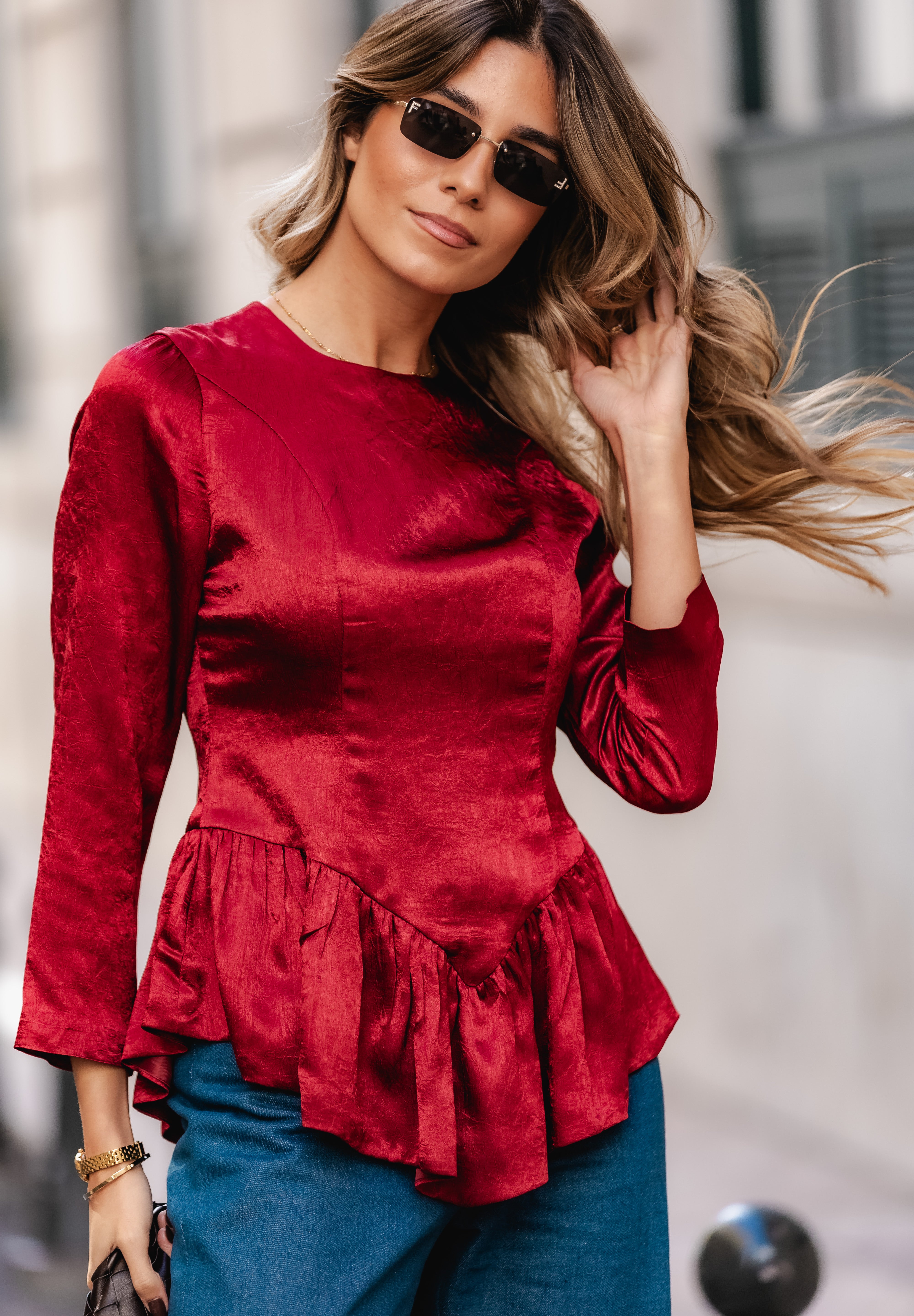 Silky Red shirt