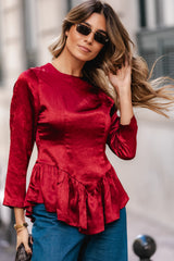 Silky Red shirt