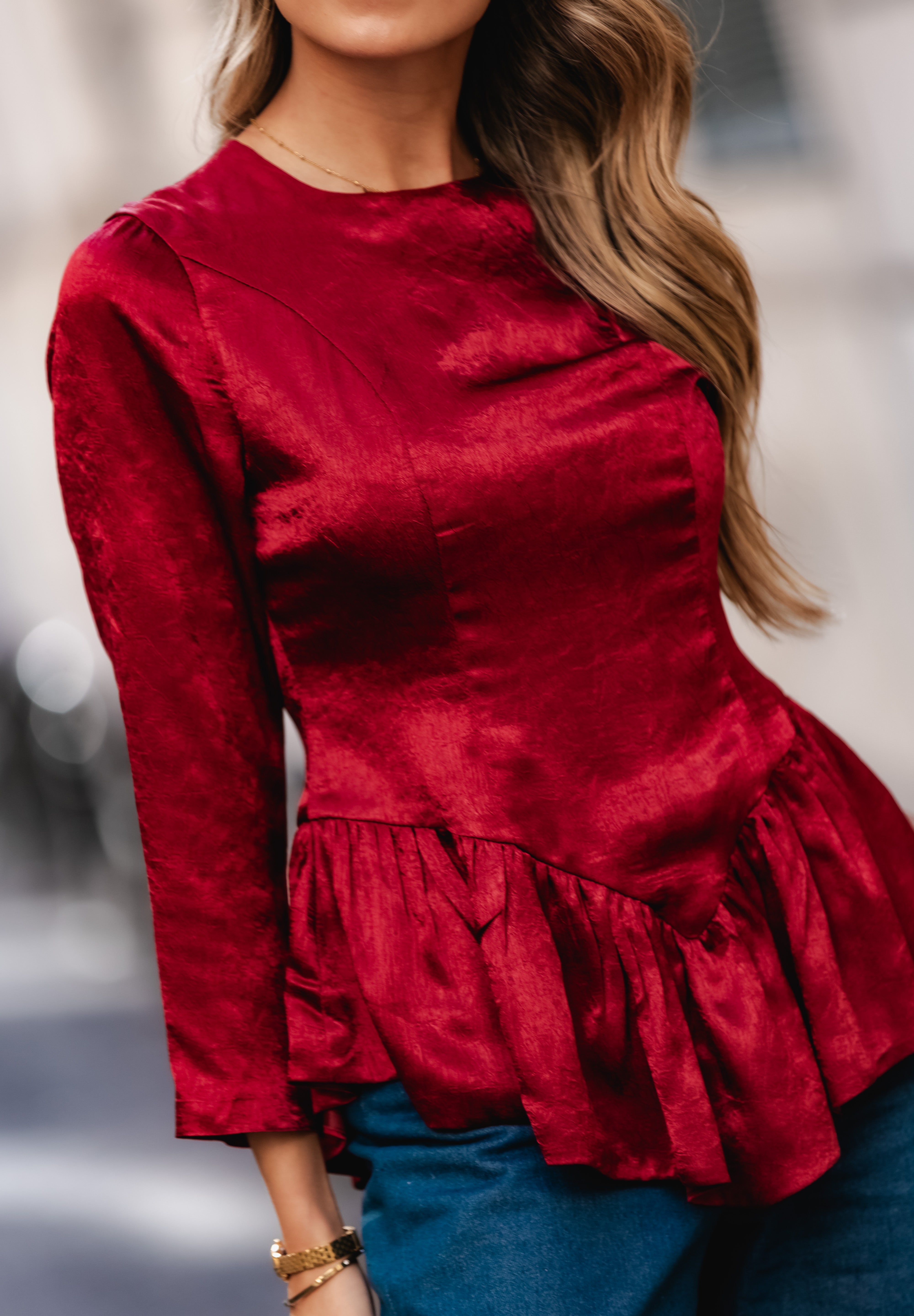 Silky Red shirt