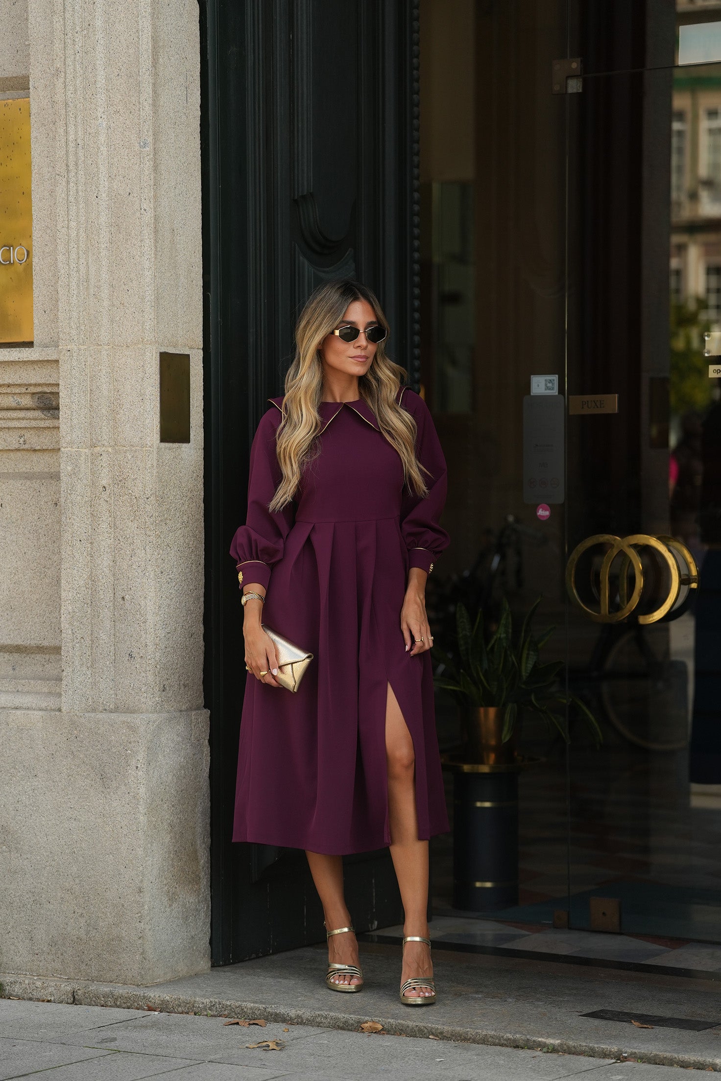 Vestido ELY BORDEAUX
