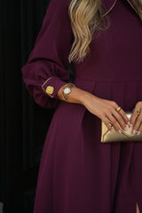 ELY BORDEAUX Dress