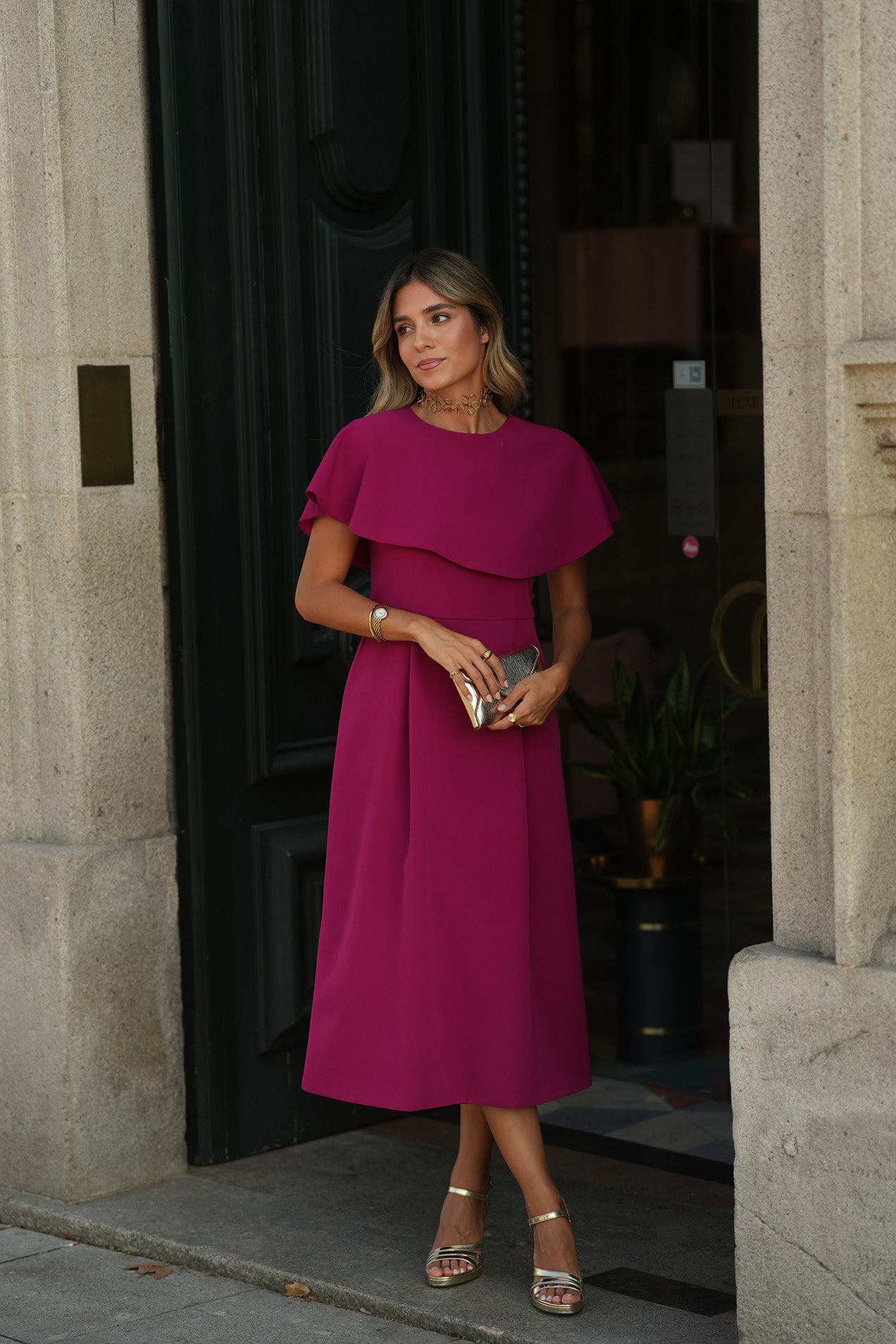 ROMINA WINE Dress