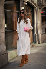 ELY Cream Dress