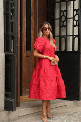 MAHDI Red Dress