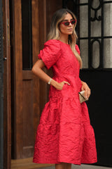 MAHDI Red Dress